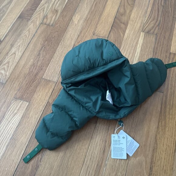 Lululemon Green Wunder Puff Trapper Hat Down Feather Size S/M main image 4
